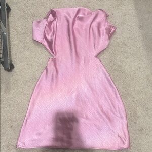 Forever 21 One Shoulder Pink Dress